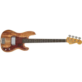 Baskytara Fender Custom Shop Artisan Koa Precision Bass NOS Natural + prodloužená záruka 3 roky