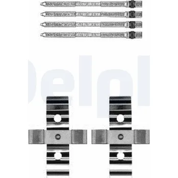 Přislušenství brzdového systému Sada příslušenství, obložení kotoučové brzdy DELPHI LX0604