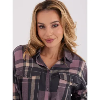 Dámská košile Košile D71720Z11085B šedorůžová XL