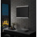 vidaXL Koupelnové zrcadlo s LED světly a dotykovým senzorem 80 x 60 cm [144733]