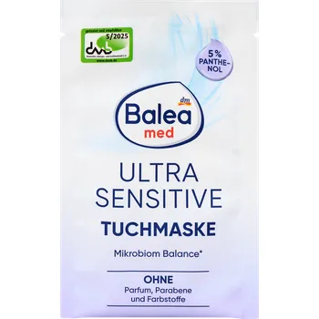 Pleťová maska Balea med pleťová maska Ultra Sensitive