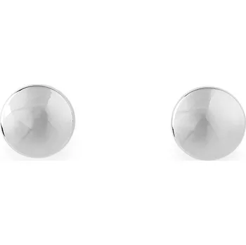 Módní doplněk Náušnice z nerezové oceli Balení: 1 pár, Varianta: 1 stříbrná - 8596475719582