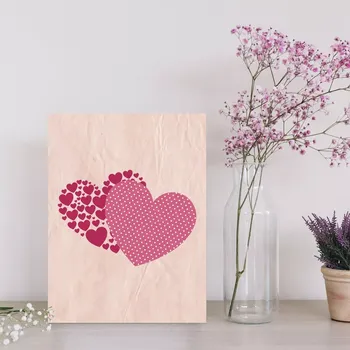 Plechová cedule Sablio Dárková cedulka Srdce: 30x40 cm
