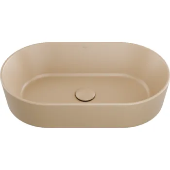 Umyvadlo Besco Lova Cera-Line 53 umyvadlo na desku, mokko, UNCM-53-LOM