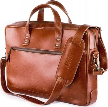 Pánská aktovka Pravá kožená taška přes rameno SL04 Barva: Hnědá Vintage