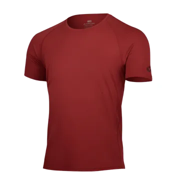 QUIDO pánské merino triko - Červená 3636 / M / Červená