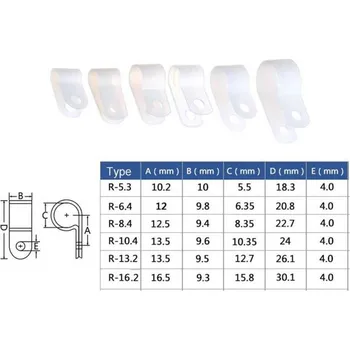 Síťový kabel Kabelová příchytka UC-1 R-13.2 pro kabel 13mm, balení 100ks