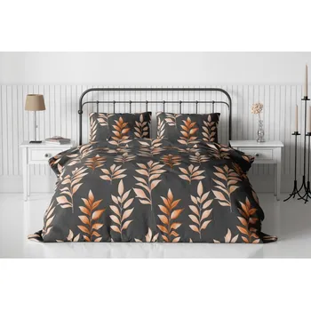 Povlečení Flanelové povlečení DERAMI šedé Rozměr povlečení: 70 x 90 cm | 140 x 200 cm