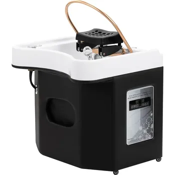 Kadeřnické křeslo Gabbiano Head Spa 050 přenosný mycí box černý