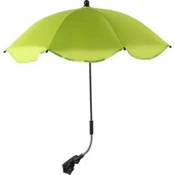 Deštník Nastavitelný deštník s UV ochranou a upevněním na kočárek - Zelený