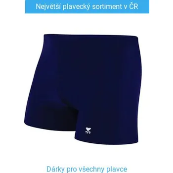 Pánské plavky Tyr Solid Boxer Navy L - UK36