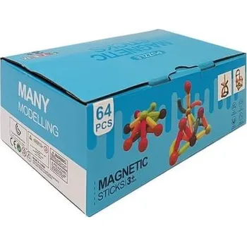 ostatní stavebnice Magnetická stavebnice 64 ks