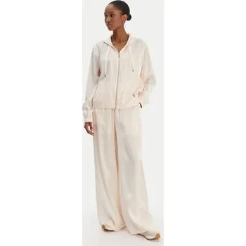 Dámské kalhoty Liu Jo Sport Kalhoty z materiálu TA6005 T322A Béžová Relaxed Fit XXL