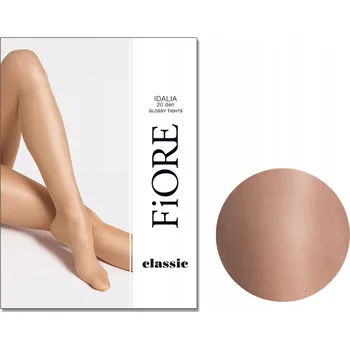 Dámské oblečení Punčocháče hladké Fiore 20den béžové cappuccino velikost 2