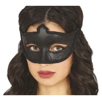 Karnevalová maska Benátská maska na oči Guirca GU12051 plastová černá