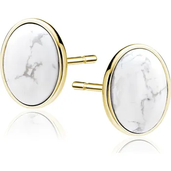 Náušnice Lafira pozlacené stříbrné náušnice Howlit Z2068EG-HW (puzety)