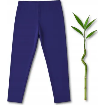 Dámské legíny Dámské bambusové legíny kryjící - pohodlné, klasické dlouhé legíny - 4XL