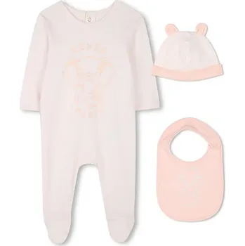 Kojenecký overall Dětský bavlněný overal Kenzo Kids K60866 růžová 03X, vel. 71
