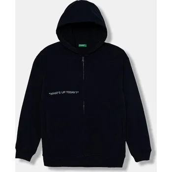 Chlapecká mikina Dětská bavlněná mikina United Colors of Benetton 3J68C505G.G.seasonal námořnická modř 59X, vel. 120