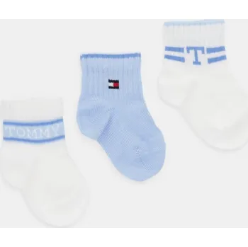 Dětské ponožky Tommy Hilfiger 3-pack 701236341.9BYA modrá 55X, vel. 19/22