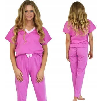 Dámské pyžamo Born2rest dámské pyžamo bavlna růžové, velikost S