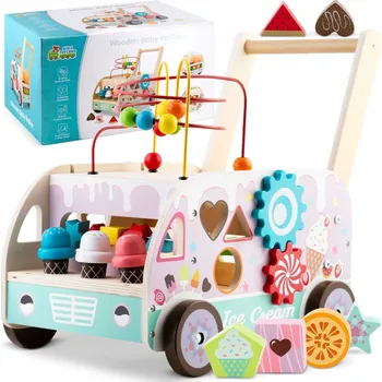 Odrážedlo Chodítko odrážedlo chodítko pro děti, budka se zmrzlinou, třídič, skládačka