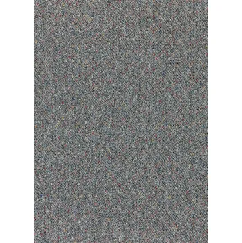 Koberec Breno Metrážový koberec VIRTUOSE 73 šedý s jemným barevným melírem, šíře 400 cm