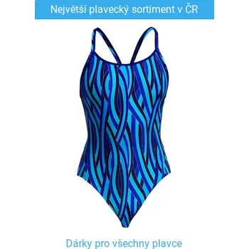 Dámské plavky Funkita Snork City Diamond Back One Piece XL - UK38