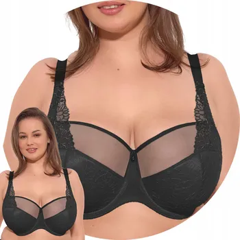 Podprsenka Gaia podprsenka polovyztužená černá velikost 95F