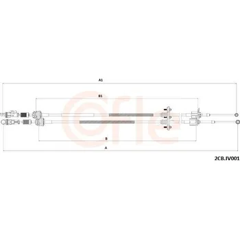 Autodíl Tažné lanko, ruční převodovka COFLE 2CB.IV001