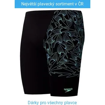 Pánské plavky Speedo Hyperboom V-Cut Jammer Black/Green XXL - UK40