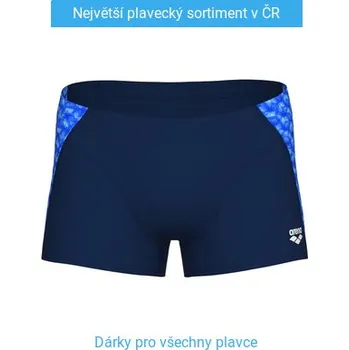 Pánské plavky Arena Performance Monogram Short Navy/Blue Multi S - UK32