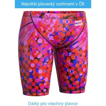 Pánské plavky Mad Wave Revolution-X5 Jammer Pink M - UK34