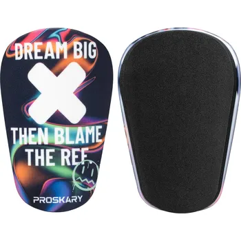 Hokejový chránič holeně PROSKARY Fotbalové chrániče mini 10x6cm 10cm VÍCEBAREVNÁ