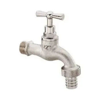 Ventil TIEMME - Itálie | Výtokový ventil (kohout) zahradní EOLO mosazný pochromovaný - 1/2" TM2585C