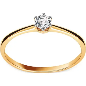 Prsten Zásnubní prsten Henley s lab-grown diamanty, žluté zlato 14K IZLG1512 + dárkové balení LUXUS zdarma