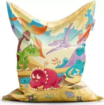 Sedací pytel Sablio Sedací vak Classic Dinosauři 5 - 150x100 cm