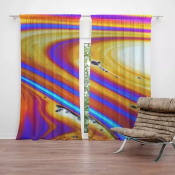 Závěs Sablio Závěs Barevná abstrakce: 2ks 140x250cm