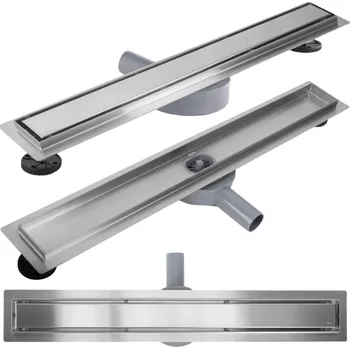 sprchový žlab Rea Neox Pro odtokový žlab, kartáčovaný chrom Délka žlabu: 100cm, 32436_100