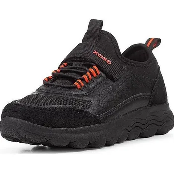 Dívčí tenisky GEOX dětské tenisky J SPHERICA J26H7D 05415/C0038 černá/oranžová 31