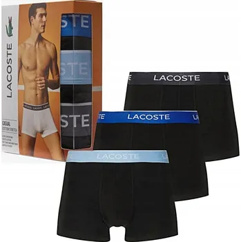 Boxerky Černé Slipy Lacoste velikost M