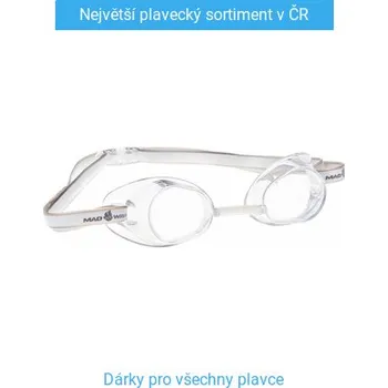 Plavecké brýle Plavecké skořápky Mad Wave Racer SW Bílá