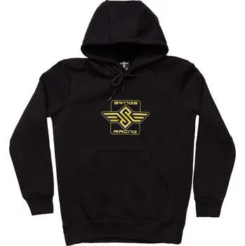 cyklistický dres Racing Hoodie Black XL