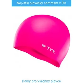 Plavecká čepice Plavecká čepička TYR Silicone Růžová