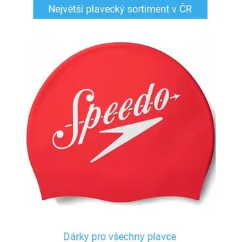 Plavecká čepice Plavecká čepice pro dospělé Silikonová Speedo červená