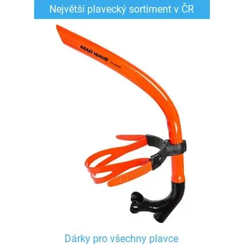 Šnorchl Mad Wave Pro Snorkel Orange