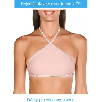 Dámské plavky Horní díl plavek Arena High Neck Top Rose 38