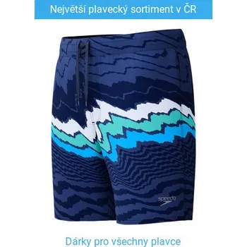 Speedo Stripe Flex Boardshort Navy/White S - UK32