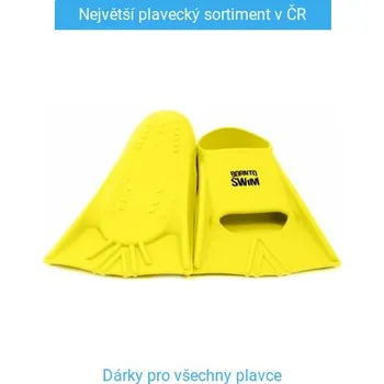 Ploutve Dětské plavecké ploutve BornToSwim Junior Short Fins Yellow S