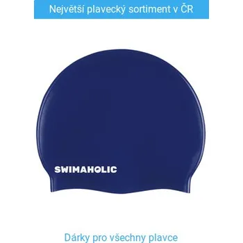 Plavecká čepice Plavecká čepice Swimaholic Seamless Cap Tmavě modrá